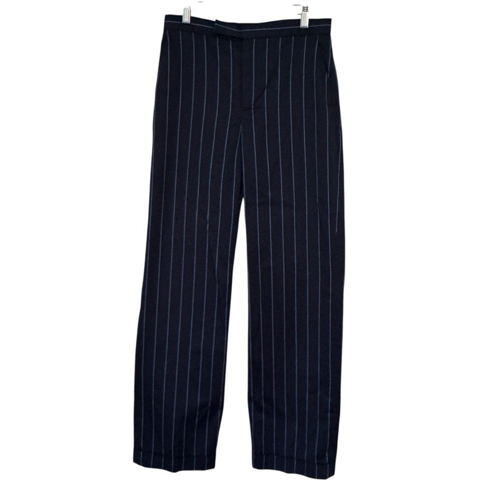 Ralph Lauren Golf Navy Pinstripe Dress Pants Cotton Size 2